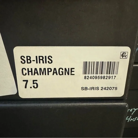 Betsey Johnson Iris Champagne Rhinestone Ankle Strap Stiletto Heels Pumps New - Picture 14 of 14